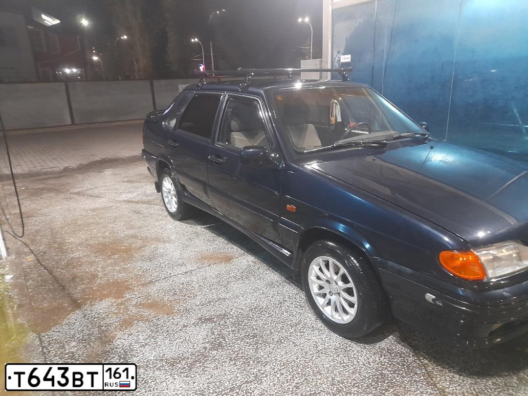 Фото автомобиля LADA 2115 SAMARA, 2007 — госномер Т645ВТ161. Цвет: ТЕМНО-СЕРЫЙ