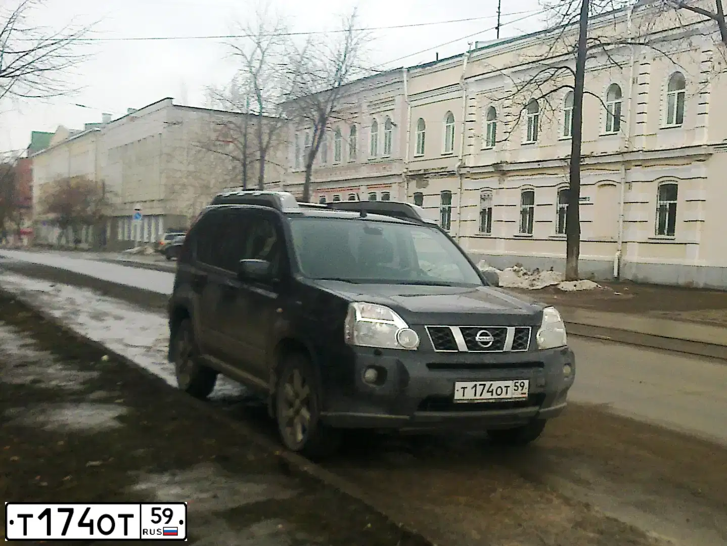 Фото автомобиля NISSAN X-TRAIL, 2008 — госномер Т174ОТ59
