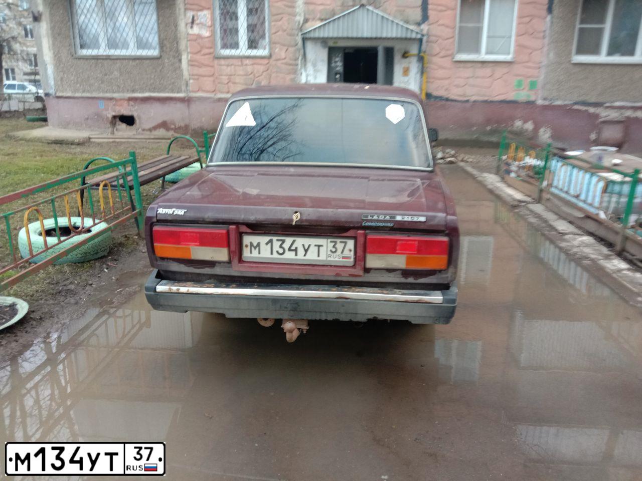 Фото автомобиля LADA 2107, 2008 — госномер С692ВР790. Цвет: ТЕМНО-ВИШНЕВЫЙ