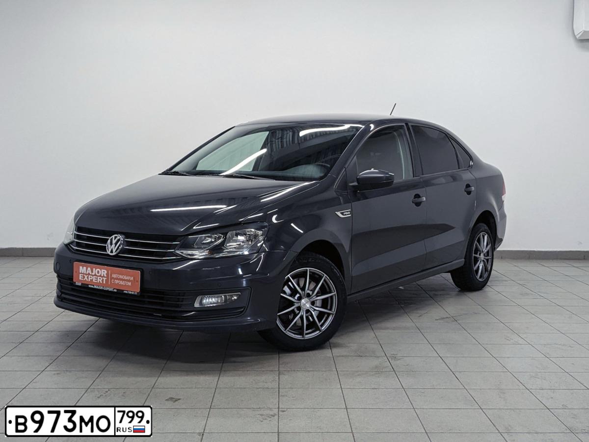Фото автомобиля VOLKSWAGEN POLO, 2018 — госномер М217УС790. Цвет: Серый