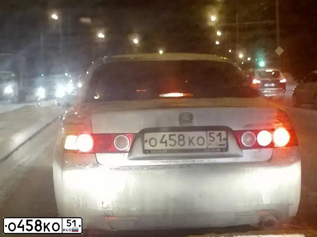 Фото автомобиля HONDA ACCORD, 2004 — госномер А678СУ97. Цвет: СЕРЕБРИСТЫЙ