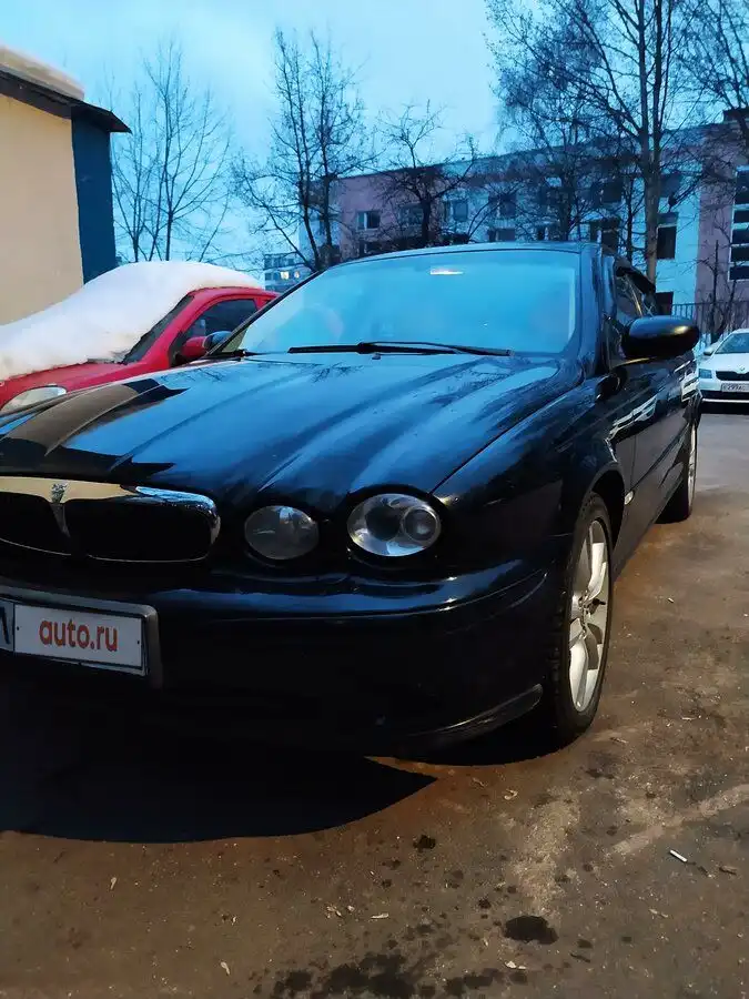 Фото автомобиля JAGUAR X-TYPE, 2006 — госномер К216РЕ177. Цвет: ЧЕРНЫЙ
