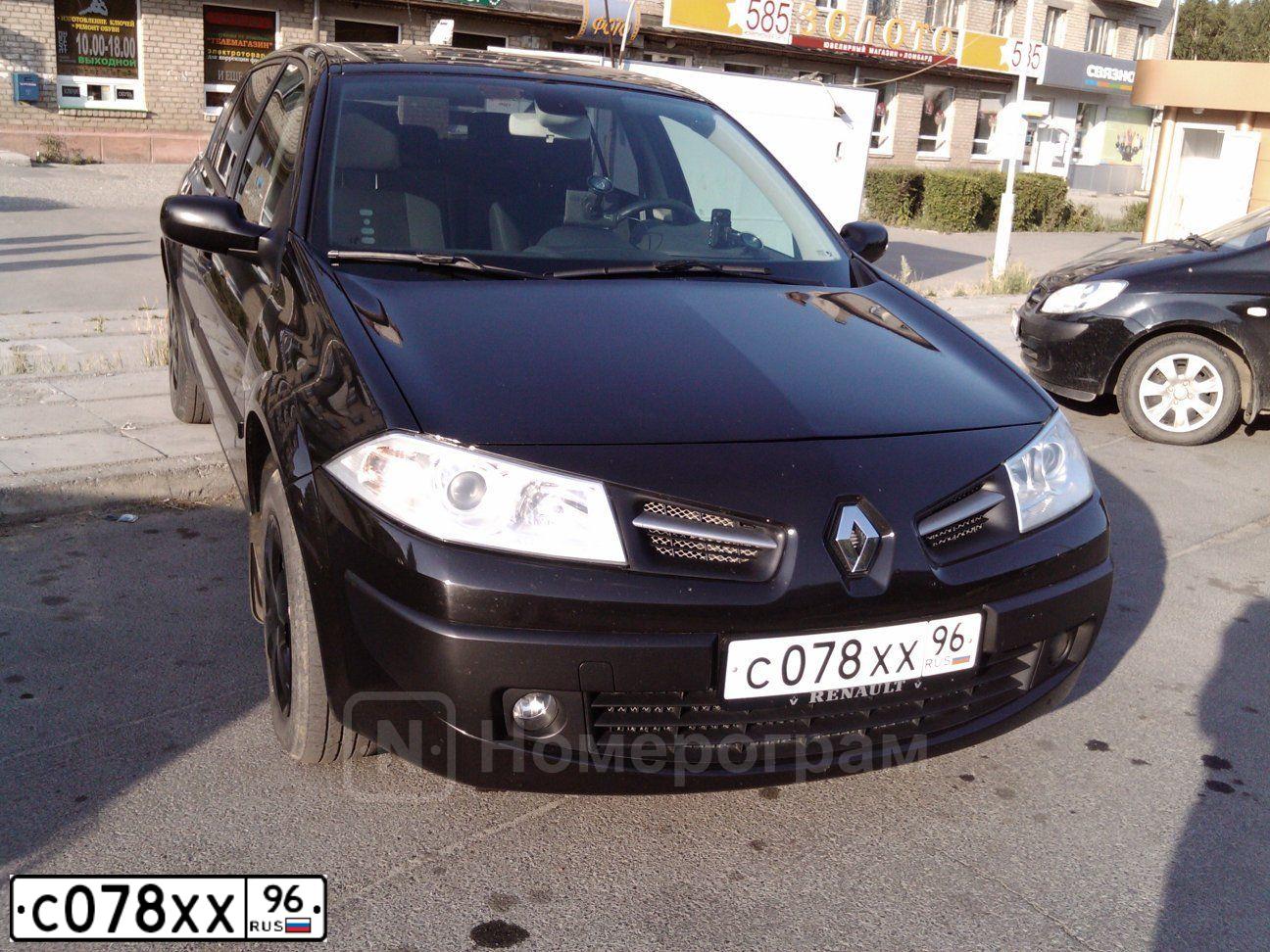 Фото автомобиля RENAULT MEGANE, 2008 — госномер А868СЕ156