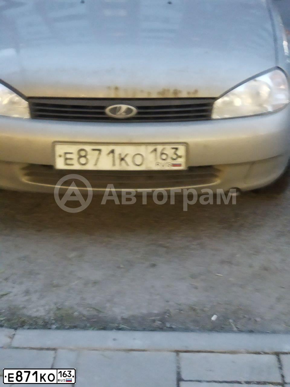 Фото автомобиля LADA 1119 KALINA, 2007 — госномер Т060КА35. Цвет: БЕЖЕВО-СЕРЫЙ