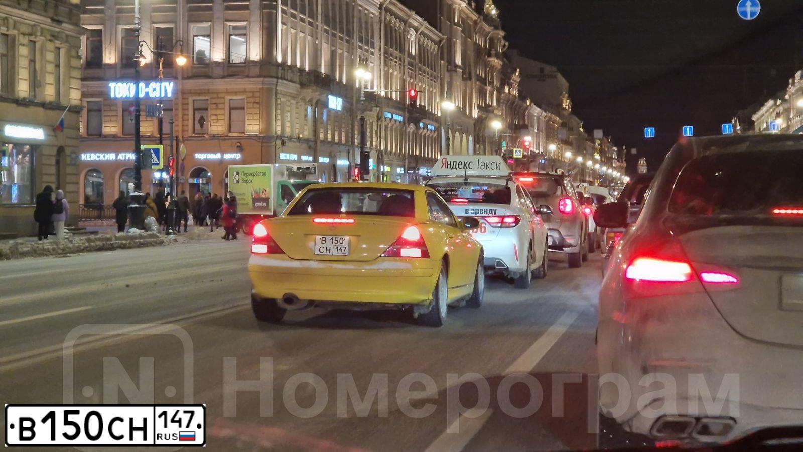 Фото автомобиля MERCEDES SLK-KLASSE, 2000 — госномер В150СН147. Цвет: ЖЕЛТЫЙ