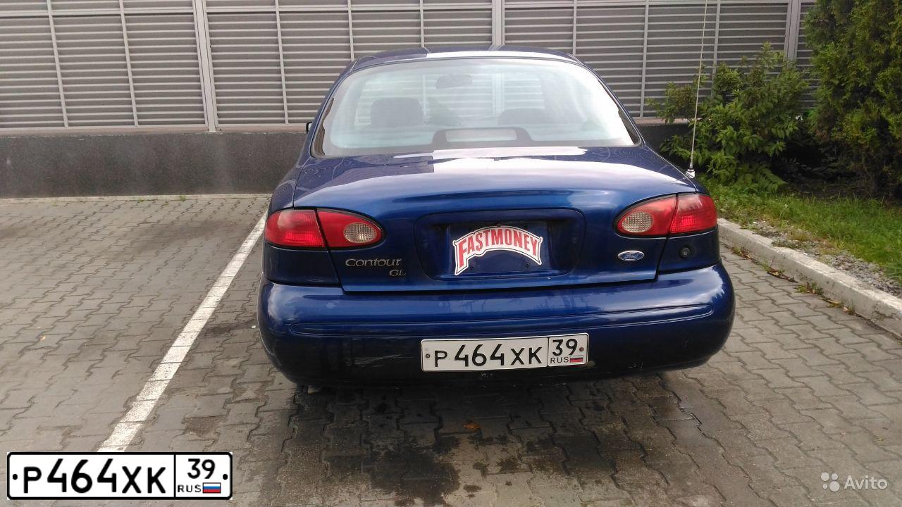 Фото автомобиля FORD CONTOUR, 1996 — госномер С080ВХ39. Цвет: СИНИЙ