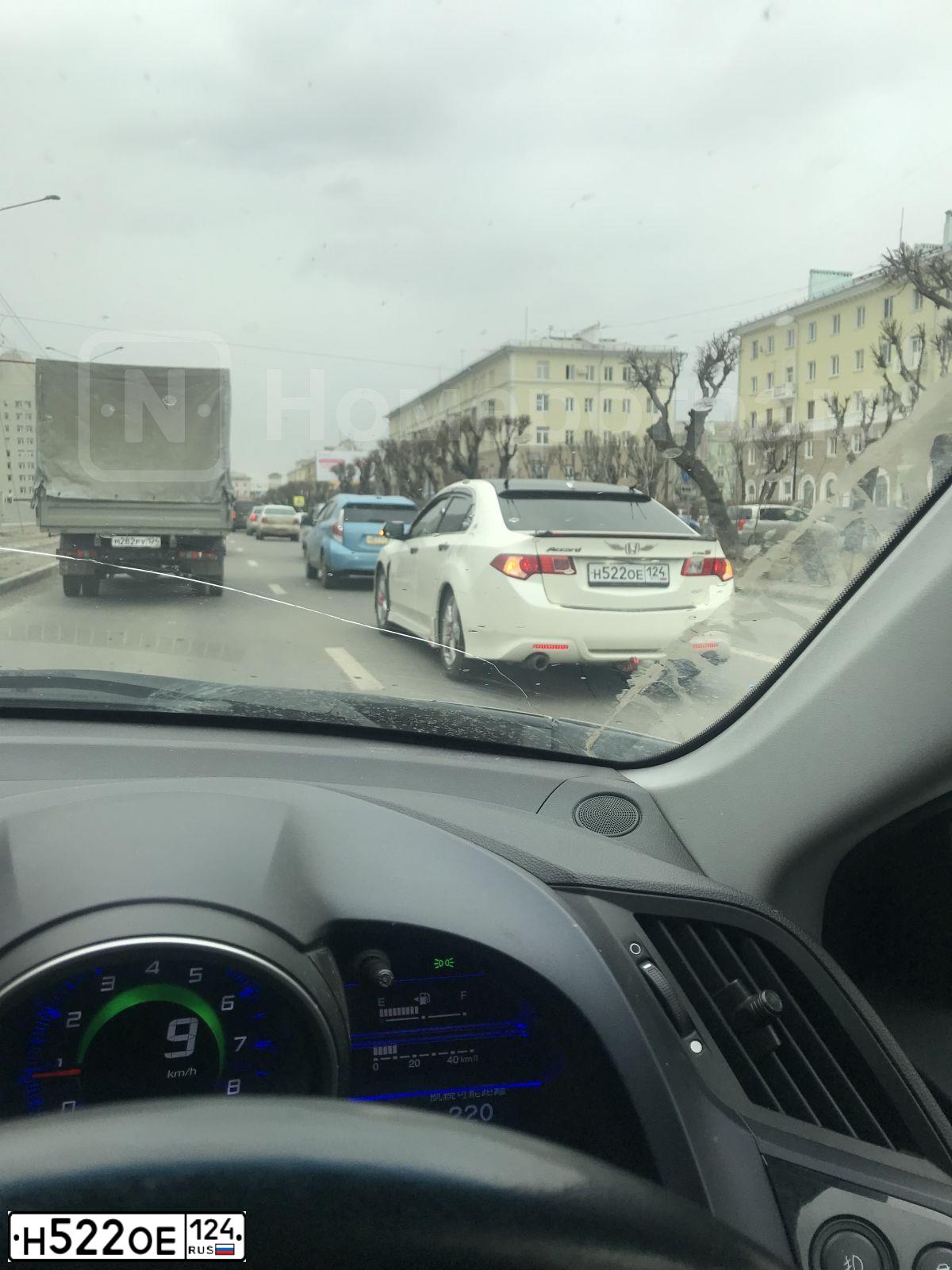 Фото автомобиля HONDA ACCORD, 2008 — госномер О222ЕК161. Цвет: Белый