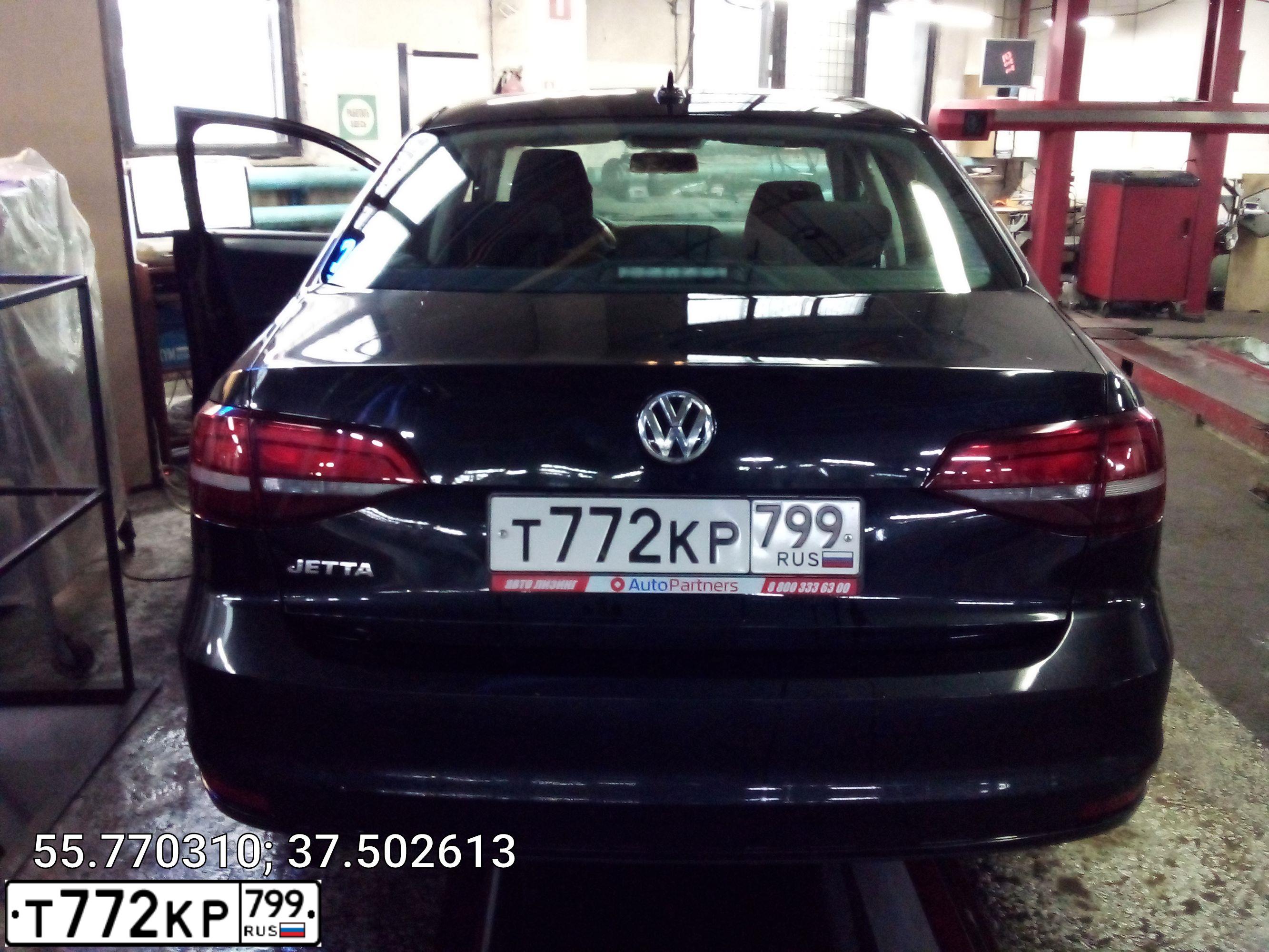Фото автомобиля VOLKSWAGEN JETTA, 2018 — госномер Т772КР799