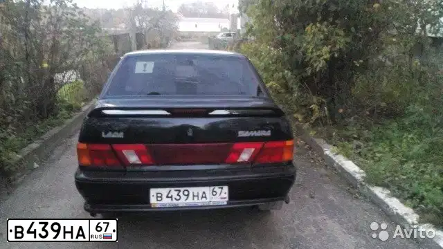 Фото автомобиля LADA 2115 SAMARA, 2009 — госномер В439НА67. Цвет: Сине-Черный