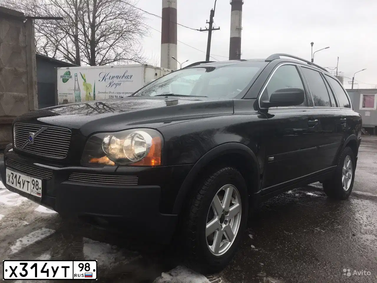 Фото автомобиля VOLVO XC90, 2004 — госномер Х314УТ98. Цвет: ЧЕРНЫЙ