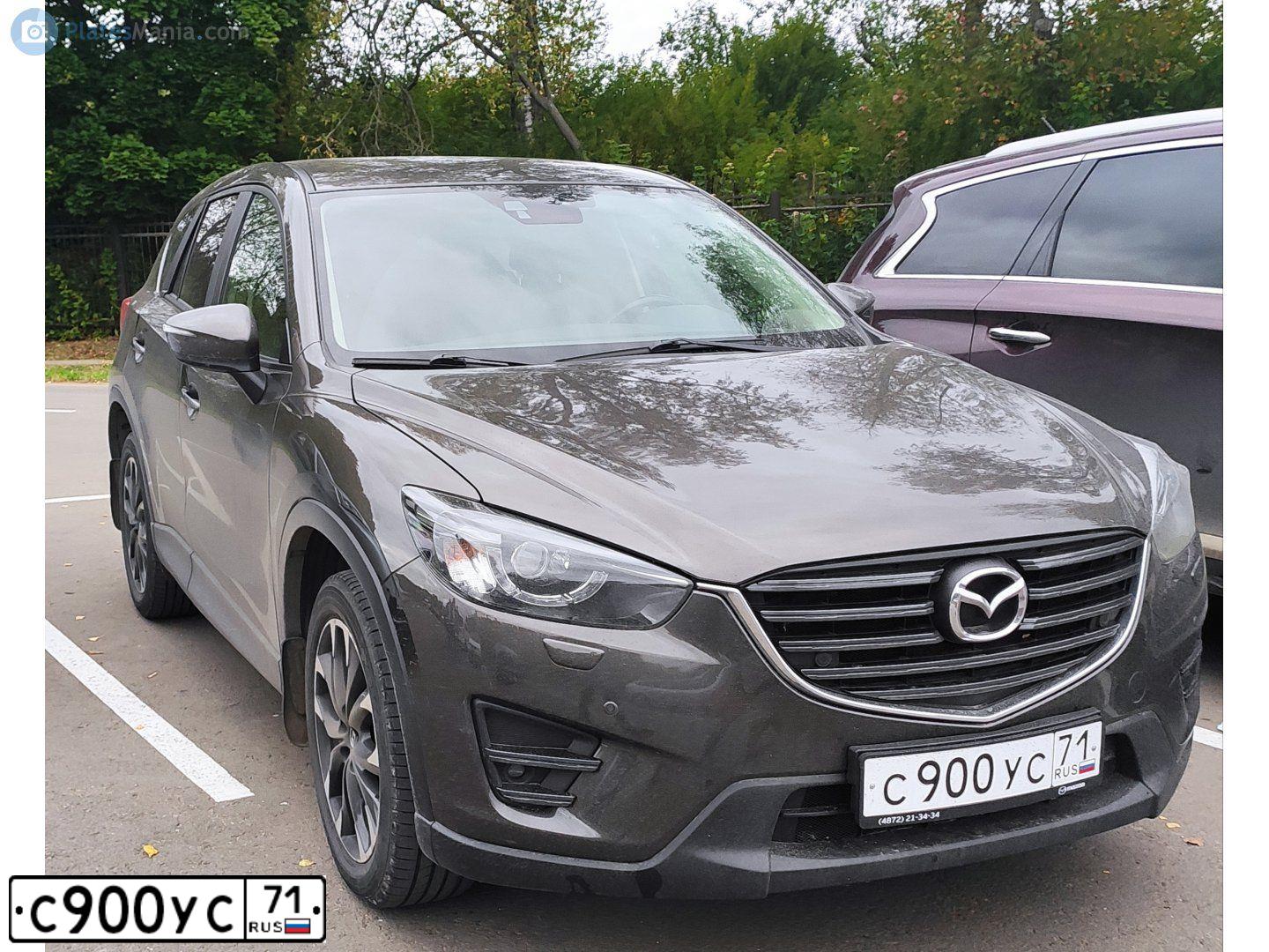 Фото автомобиля MAZDA CX-5, 2016 — госномер С900УС71. Цвет: КОРИЧНЕВЫЙ