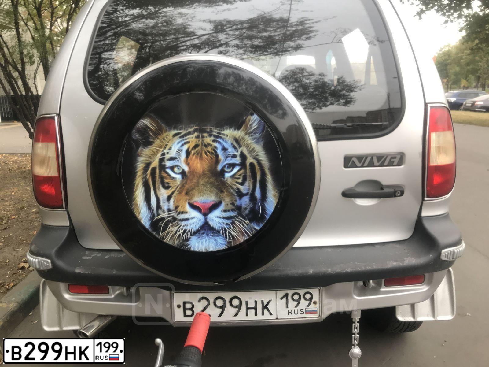 Фото автомобиля CHEVROLET NIVA, 2008 — госномер В299НК199. Цвет: СЕРЕБРИСТЫЙ МЕТАЛЛИК