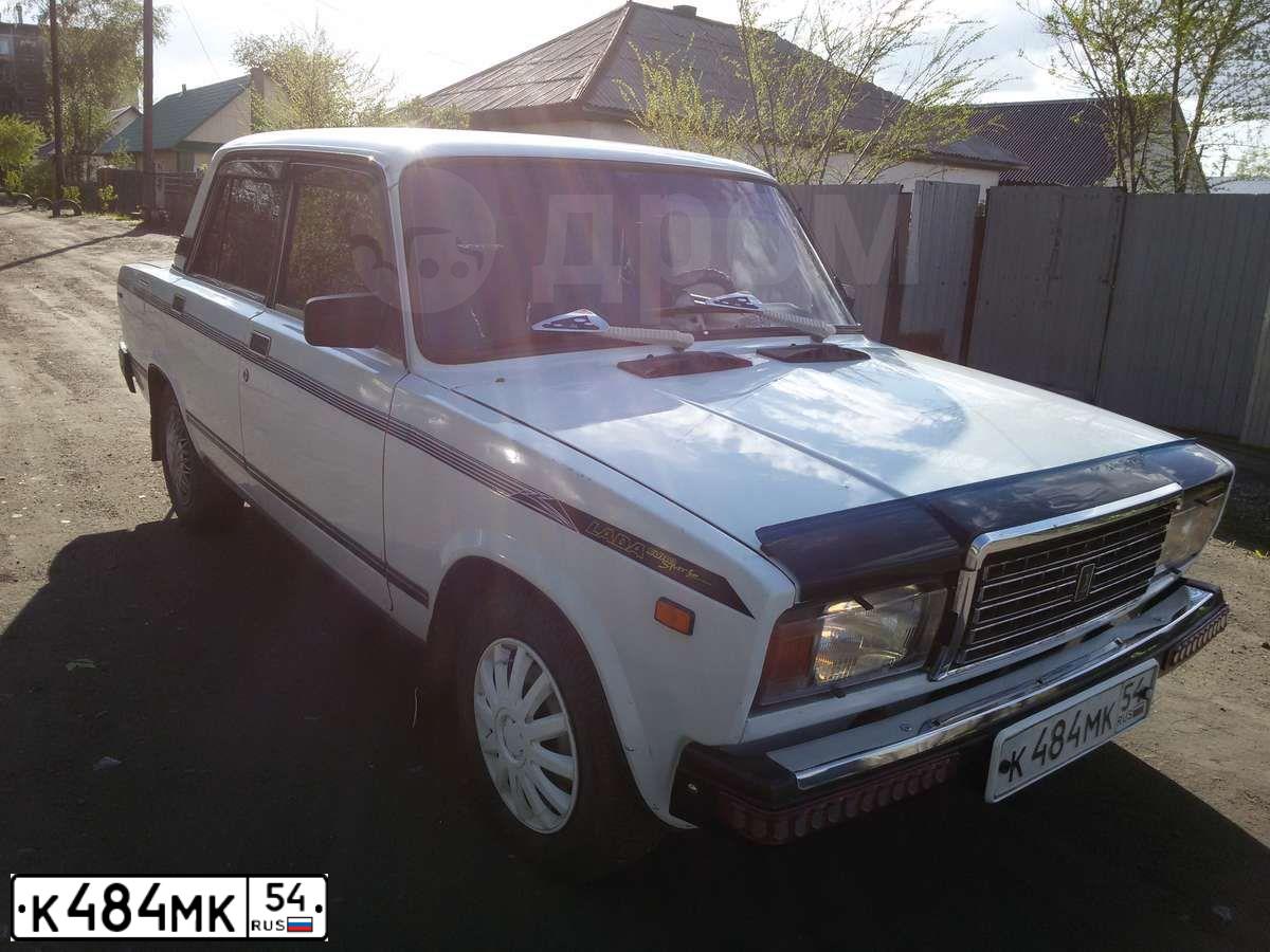 Фото автомобиля LADA 2107, 2000 — госномер К484МК54. Цвет: ЯРКО-БЕЛЫЙ