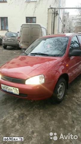 Фото автомобиля LADA 1119 KALINA, 2010 — госномер В690АН116. Цвет: СЕРЕБРИСТО-КРАСНЫЙ