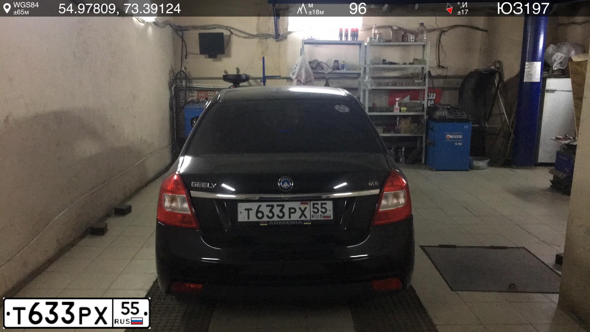 Фото автомобиля GEELY GC6, 2014 — госномер Т633РХ55. Цвет: ЧЕРНЫЙ