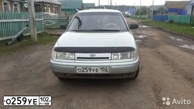 Фото автомобиля LADA 2110, 2001 — госномер О259УЕ102. Цвет: СЕРЕБРИСТО-ГОЛУБОЙ