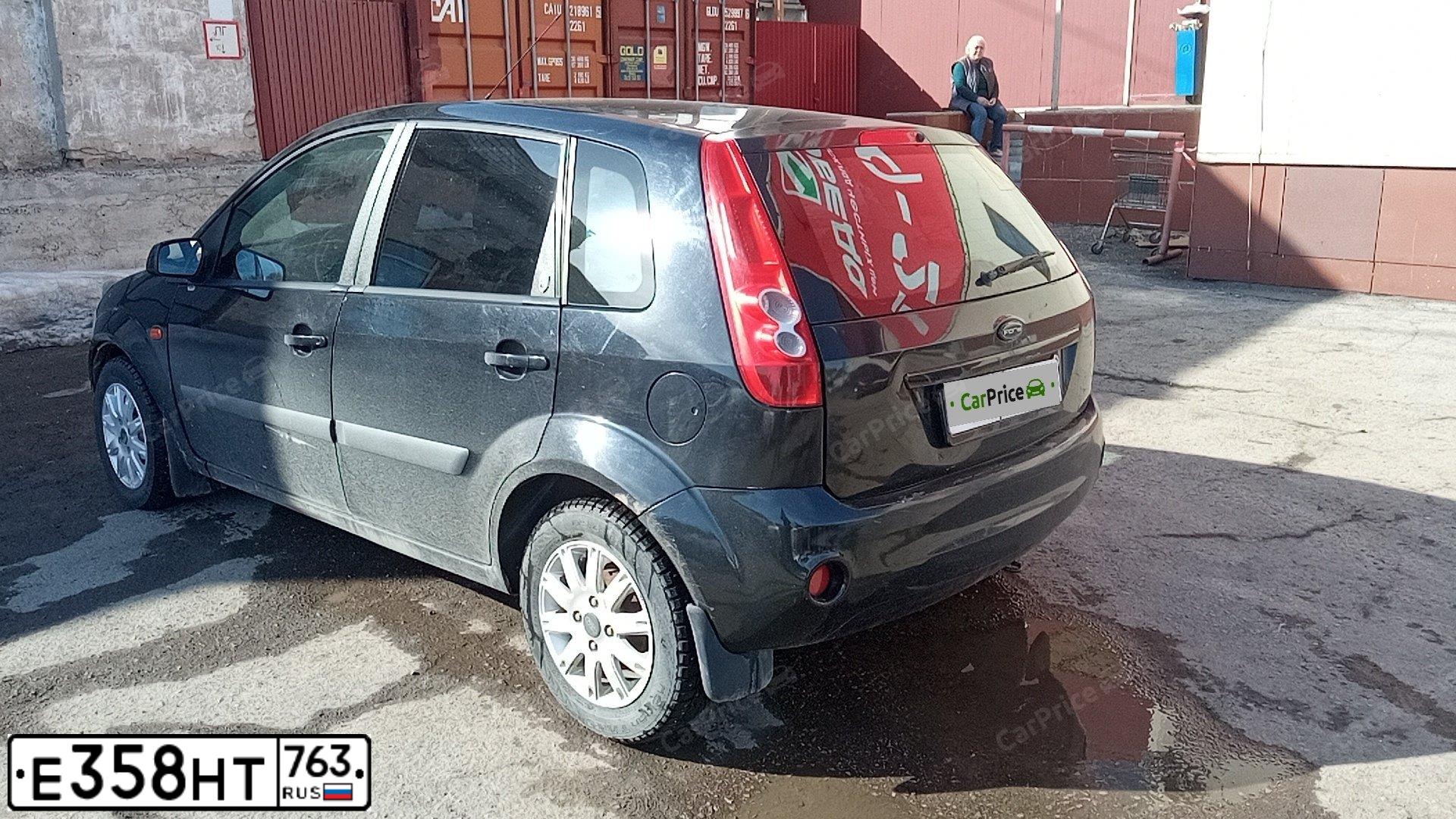 Фото автомобиля FORD FIESTA / ASPIRE, 2008 — госномер А363ТМ163. Цвет: ЧЕРНЫЙ