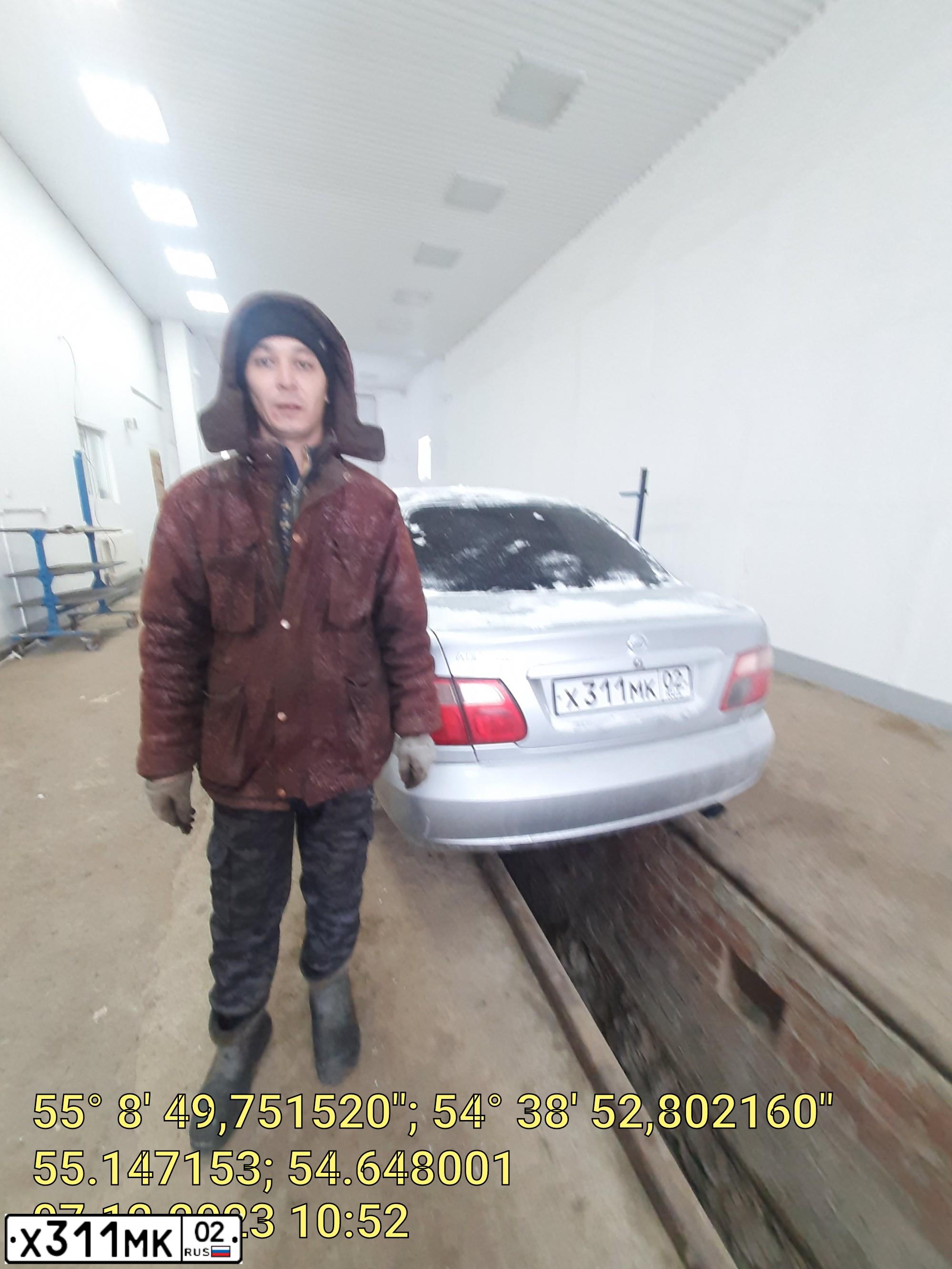 Фото автомобиля NISSAN ALMERA, 2005 — госномер Х311МК02. Цвет: Серебристый