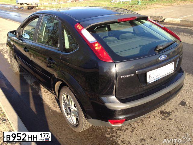 Фото автомобиля FORD FOCUS, 2006 — госномер В952НН177. Цвет: ЧЕРНЫЙ