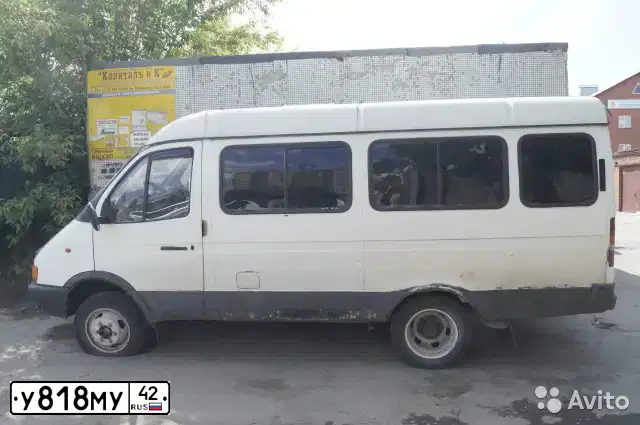 Фото автомобиля GAZ 3221 EL, 1999 — госномер Е846НУ154. Цвет: СЕРО БЕЛЫЙ