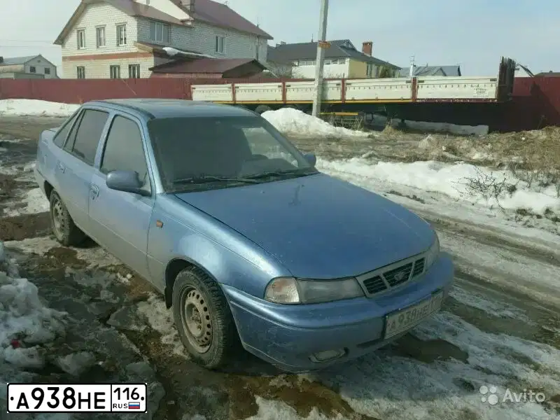 Фото автомобиля DAEWOO NEXIA, 2007 — госномер А938НЕ116. Цвет: СИНИЙ
