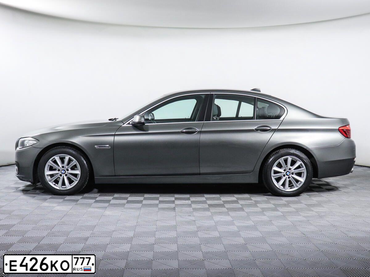Фото автомобиля BMW SERIE 5, 2014 — госномер Е426КО777. Цвет: Серый