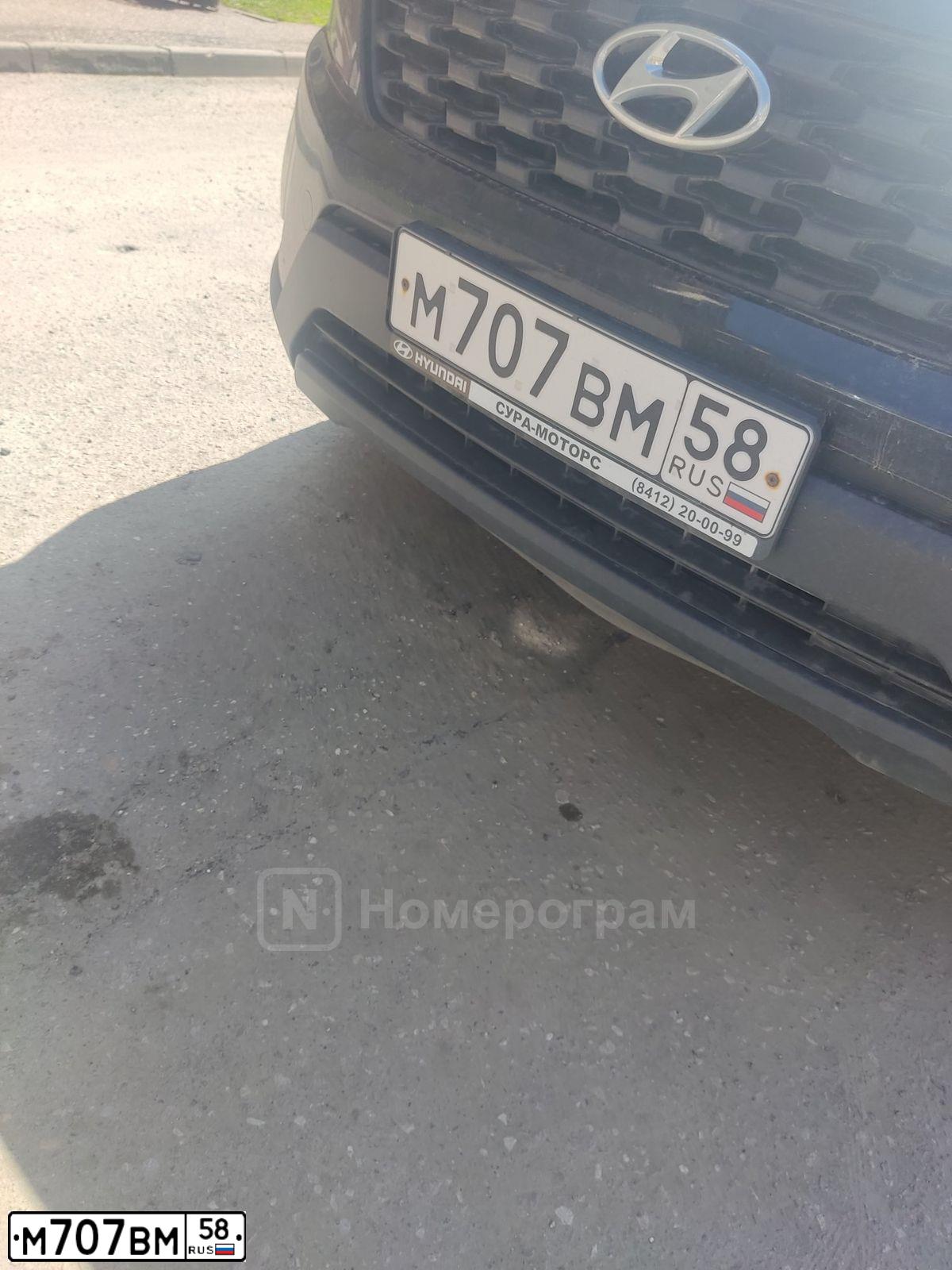 Фото автомобиля LADA 2110, 2005 — госномер М707ВМ58