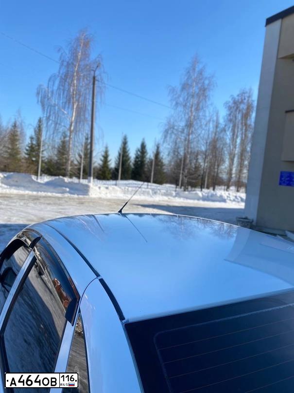 Фото автомобиля LADA 2190 GRANTA, 2015 — госномер А464ОВ116. Цвет: БЕЛЫЙ