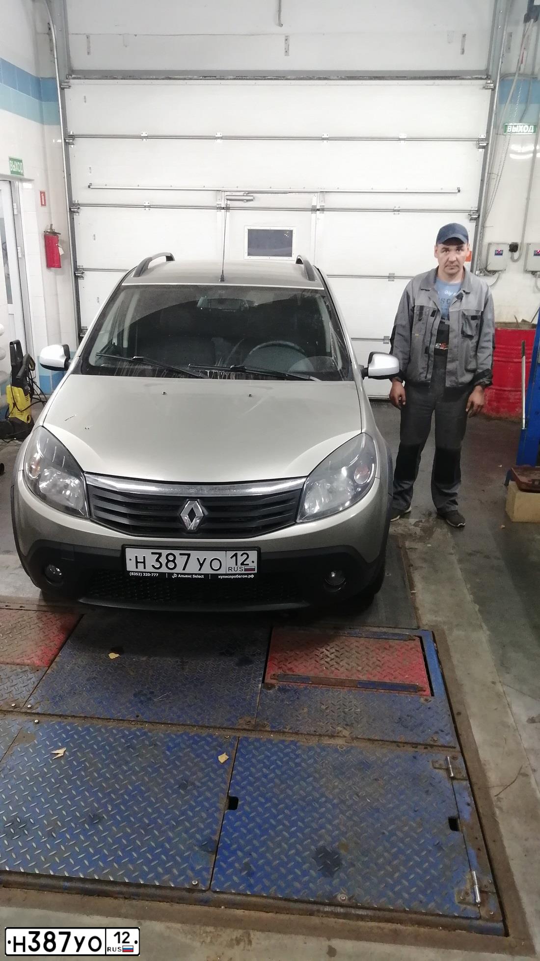 Фото автомобиля RENAULT SANDERO SR, 2011 — госномер М484УУ716