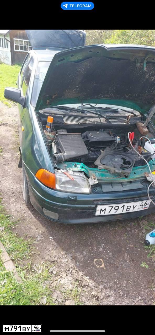 Фото автомобиля FIAT PUNTO, 1997 — госномер М791ВУ46. Цвет: ЗЕЛЕНЫЙ