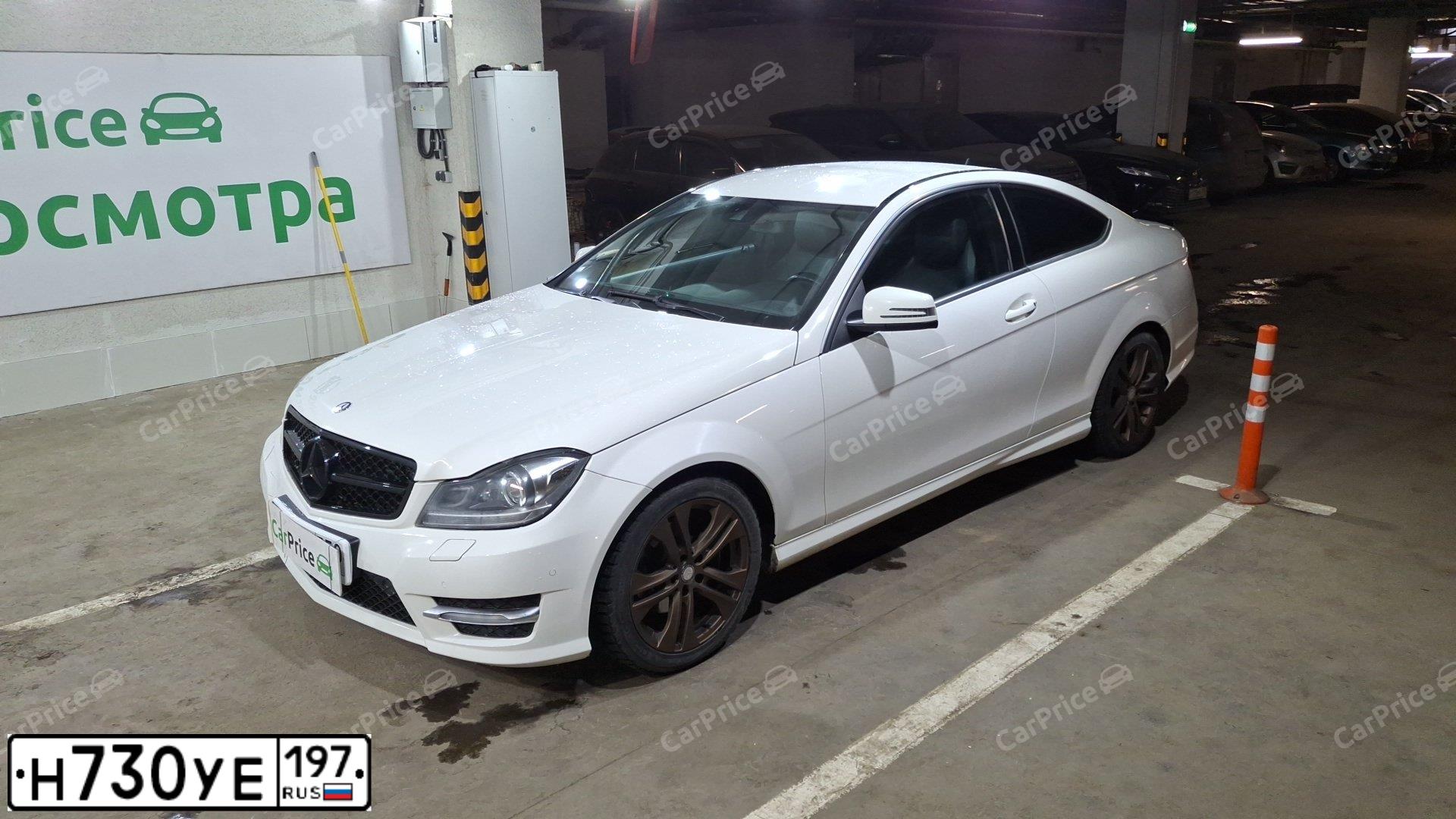 Фото автомобиля MERCEDES-BENZ C180, 2012 — госномер А778УВ797. Цвет: Белый