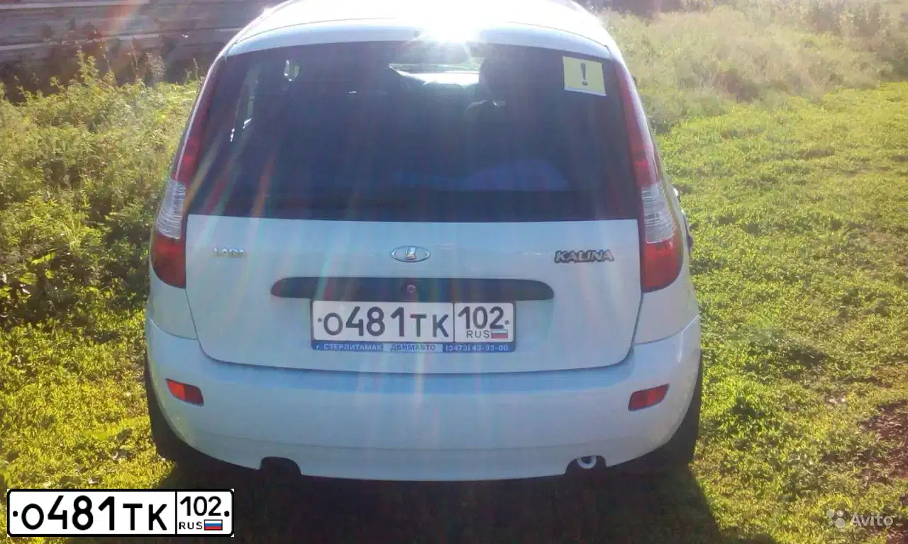 Фото автомобиля LADA 1119 KALINA, 2013 — госномер В392ХО702. Цвет: Белый