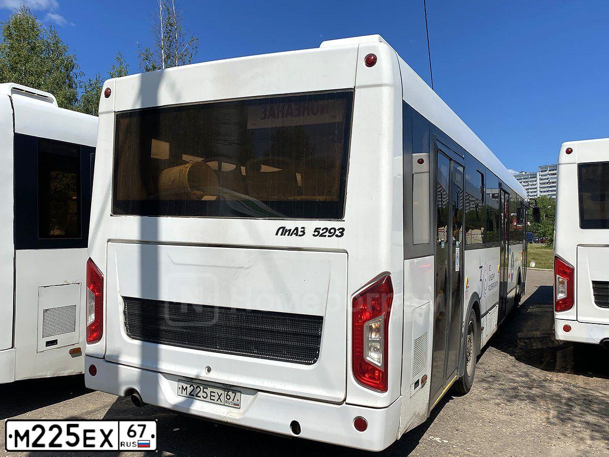 Фото автомобиля LIAZ 5293, 2020 — госномер М225ЕХ67. Цвет: Белый