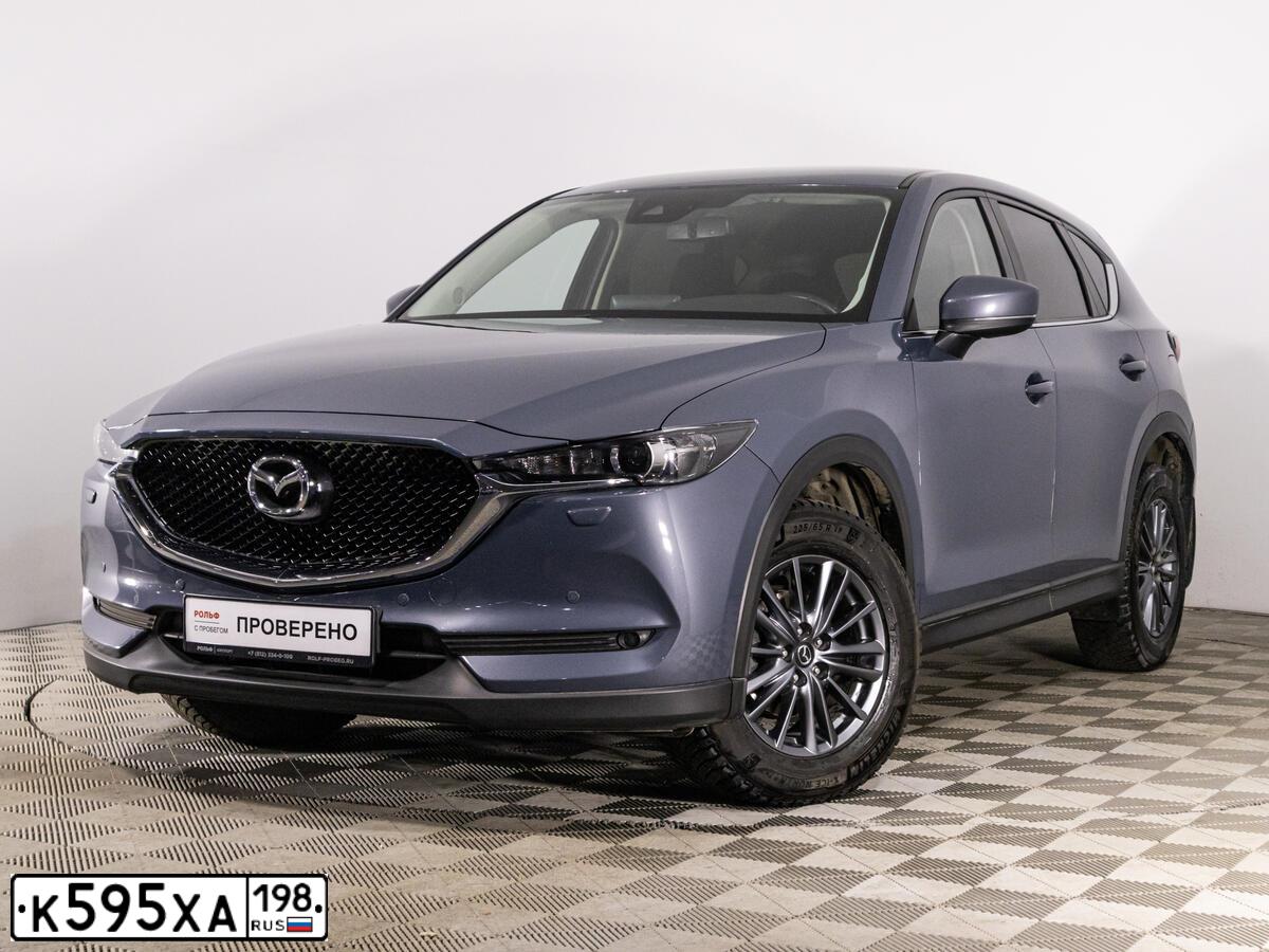 Фото автомобиля MAZDA CX-5, 2021 — госномер Е459МА147. Цвет: СЕРЫЙ