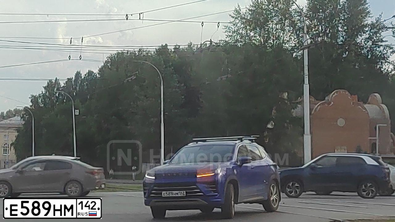 Фото автомобиля ЕКСИД LX, 2022 — госномер Е589НМ142. Цвет: синий
