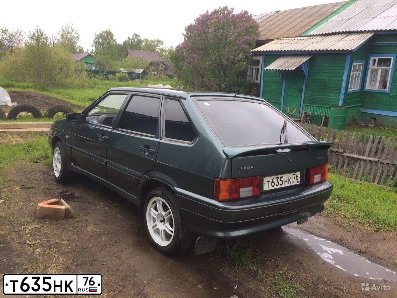 Фото автомобиля LADA 2114 SAMARA, 2008 — госномер Т635НК76. Цвет: Сине-зеленый