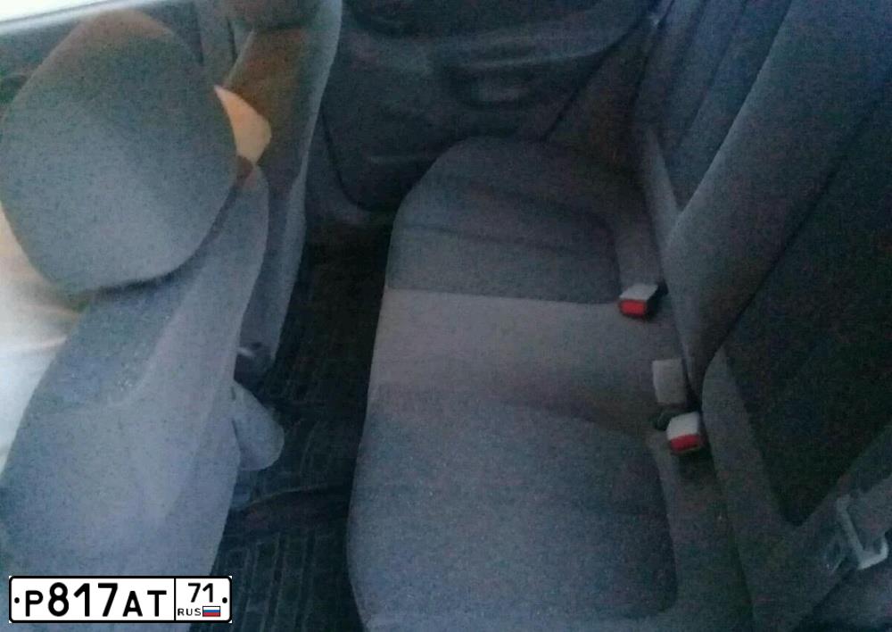 Фото автомобиля TAGAZ ACCENT, 2008 — госномер Р817АТ71. Цвет: серебристый