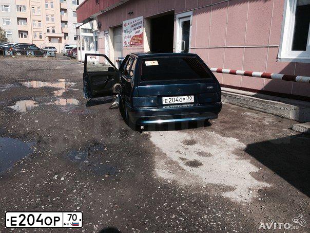 Фото автомобиля LADA 2114 SAMARA, 2004 — госномер Е080ЕА05. Цвет: СИНЕ-ЗЕЛЕНЫЙ