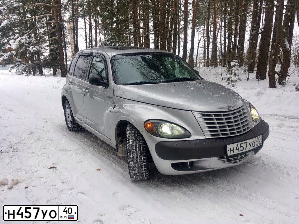 Фото автомобиля КРАЙСЛЕР PT КРУЙЗЕР, 2001 — госномер А463ХВ33. Цвет: Серебристый