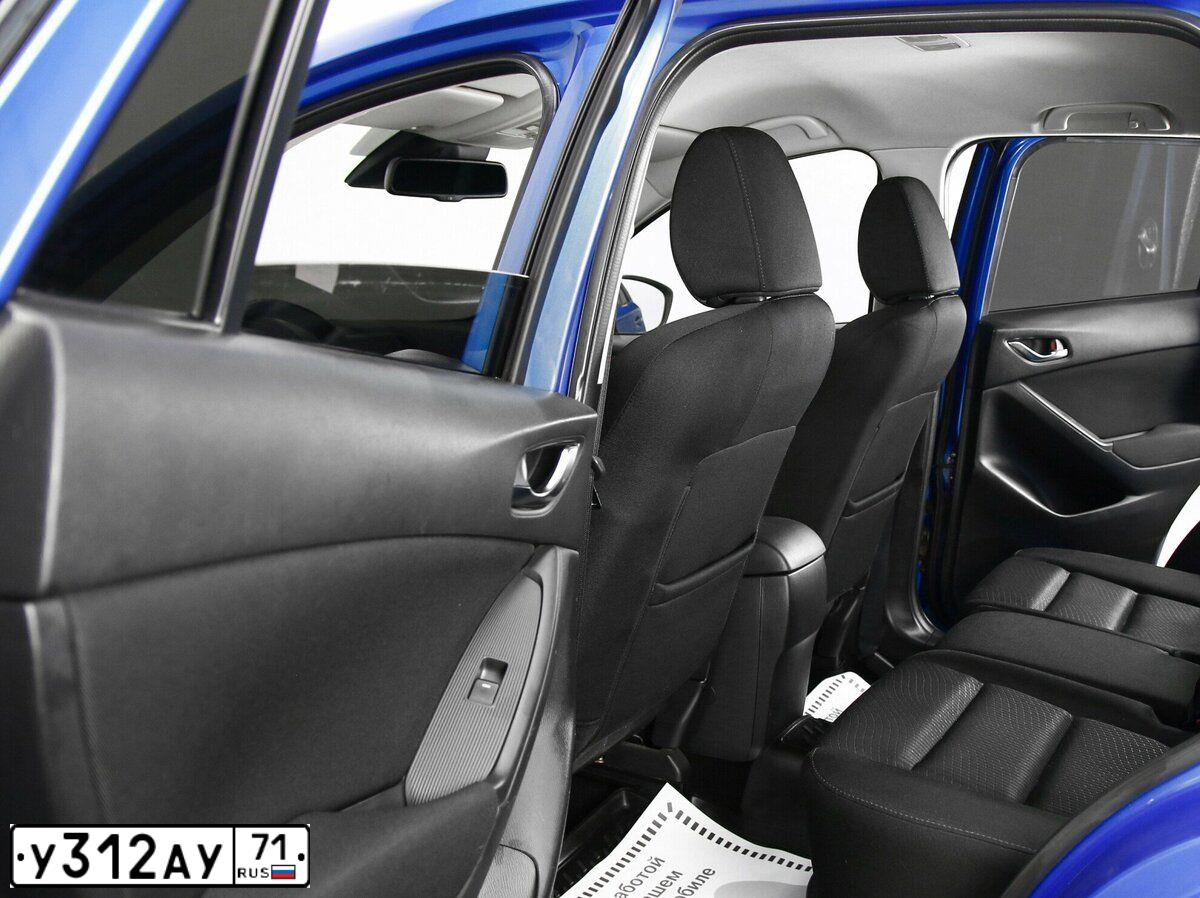 Фото автомобиля MAZDA CX-5, 2012 — госномер К984КК71. Цвет: синий