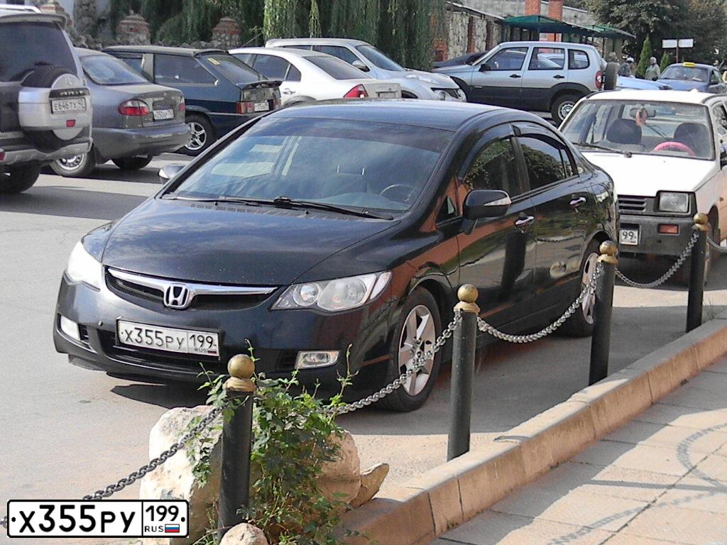 Фото автомобиля HONDA CIVIC, 2008 — госномер А147СО123