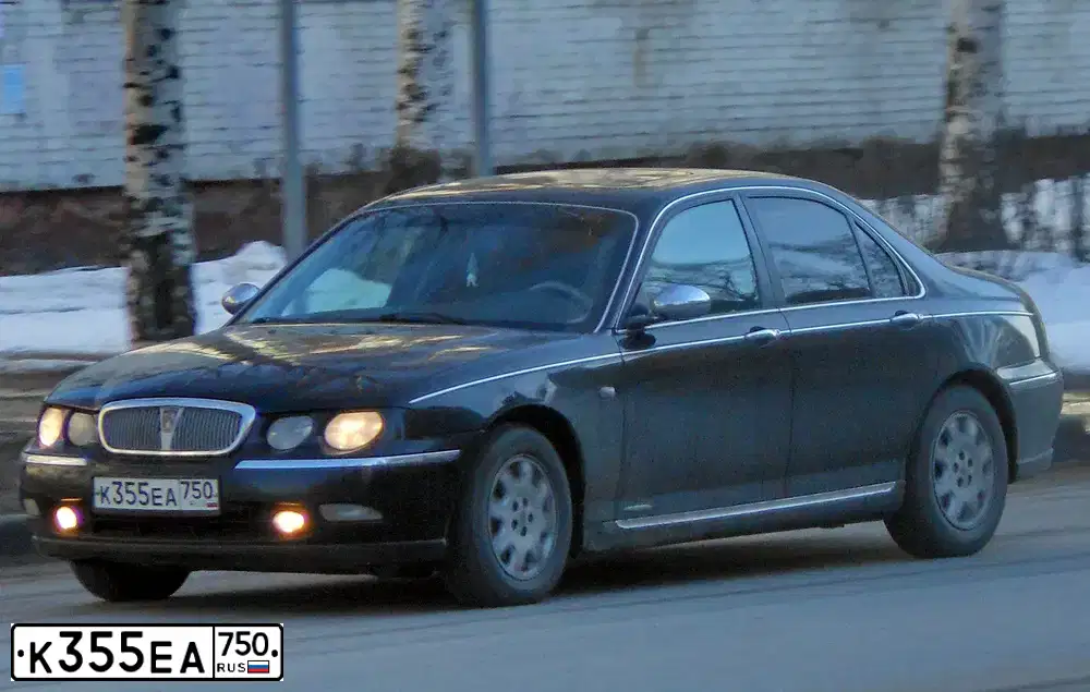 Фото автомобиля ROVER 75, 2000 — госномер О294АО29. Цвет: ЧЕРНЫЙ