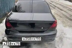 Фото автомобиля KIA SPECTRA, 2008 — госномер А358УХ150. Цвет: ЧЕРНЫЙ