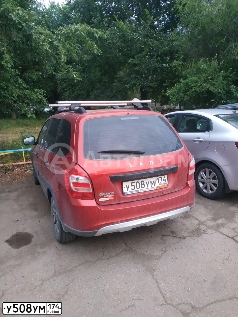 Фото автомобиля LADA 2194 GRANTA, 2019 — госномер У508УМ174. Цвет: Красный