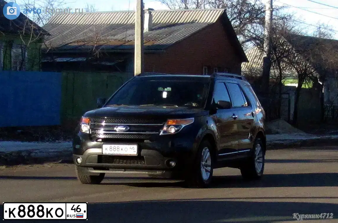 Фото автомобиля FORD RANGER, 2013 — госномер Р313ТР46. Цвет: Белый