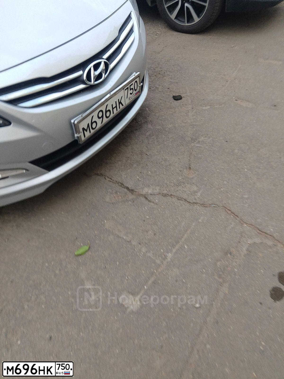 Фото автомобиля HYUNDAI SOLARIS, 2016 — госномер Р367ВК716. Цвет: Серый