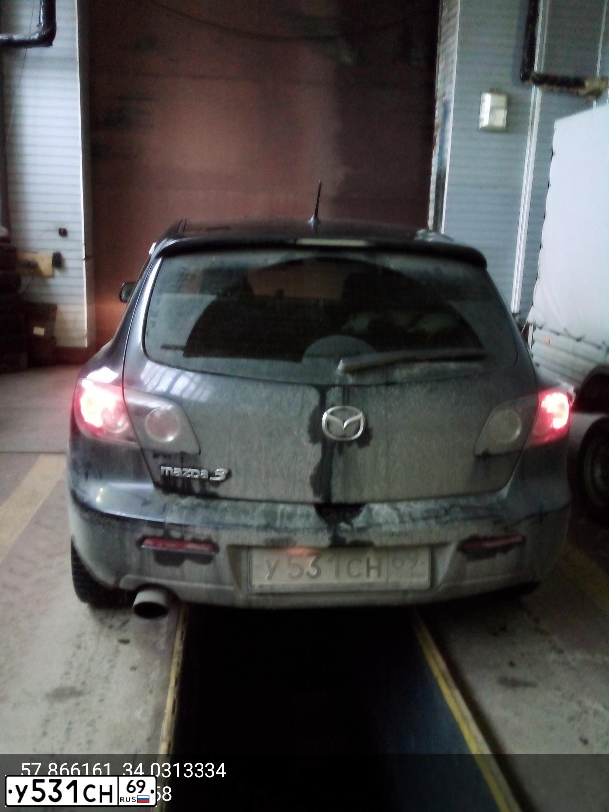 Фото автомобиля MAZDA 3, 2008 — госномер А393МА199. Цвет: ЧЕРНЫЙ