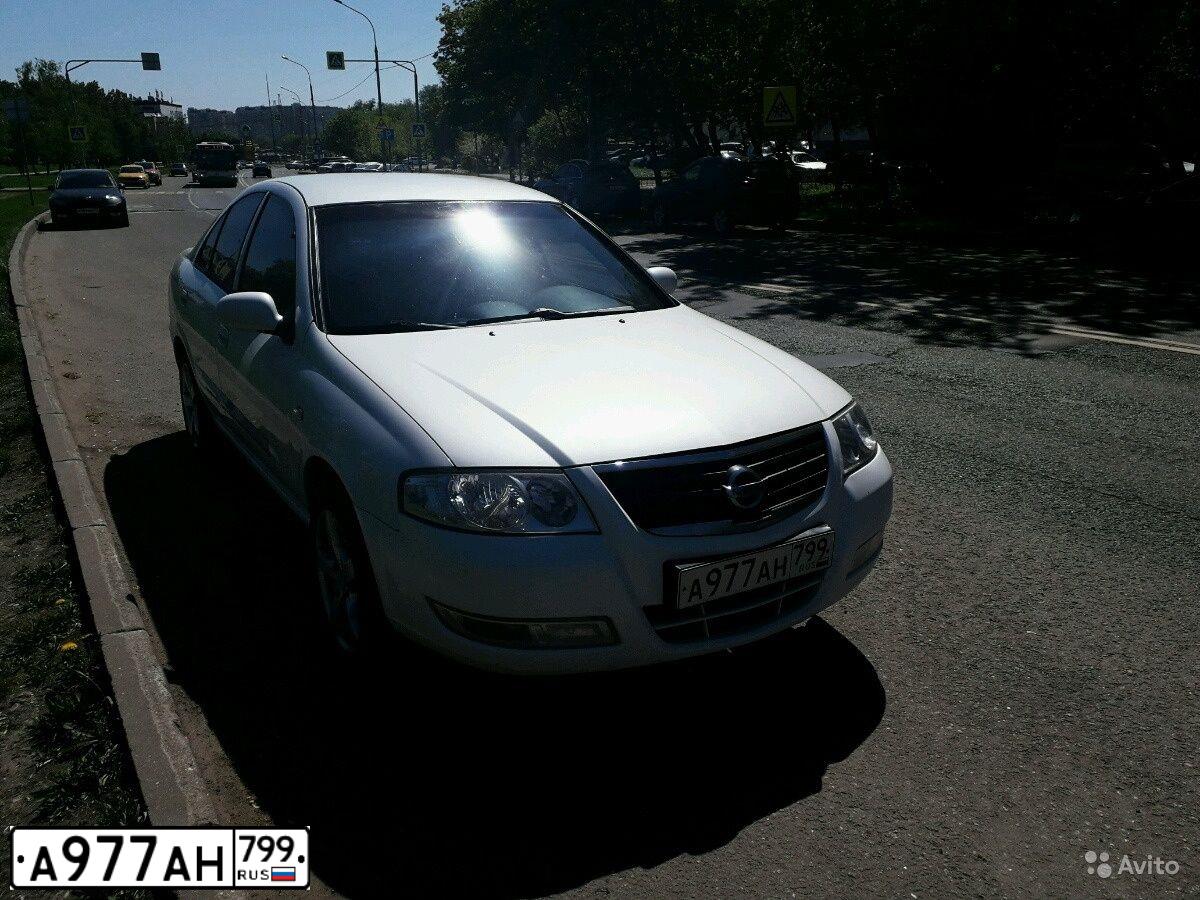Фото автомобиля NISSAN ALMERA, 2012 — госномер В096УР164. Цвет: Белый