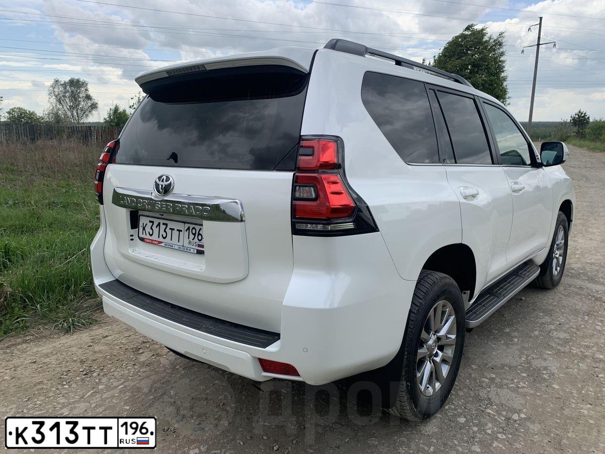 Фото автомобиля TOYOTA LANDCRUISER, 2019 — госномер Н090АР159. Цвет: БЕЛЫЙ