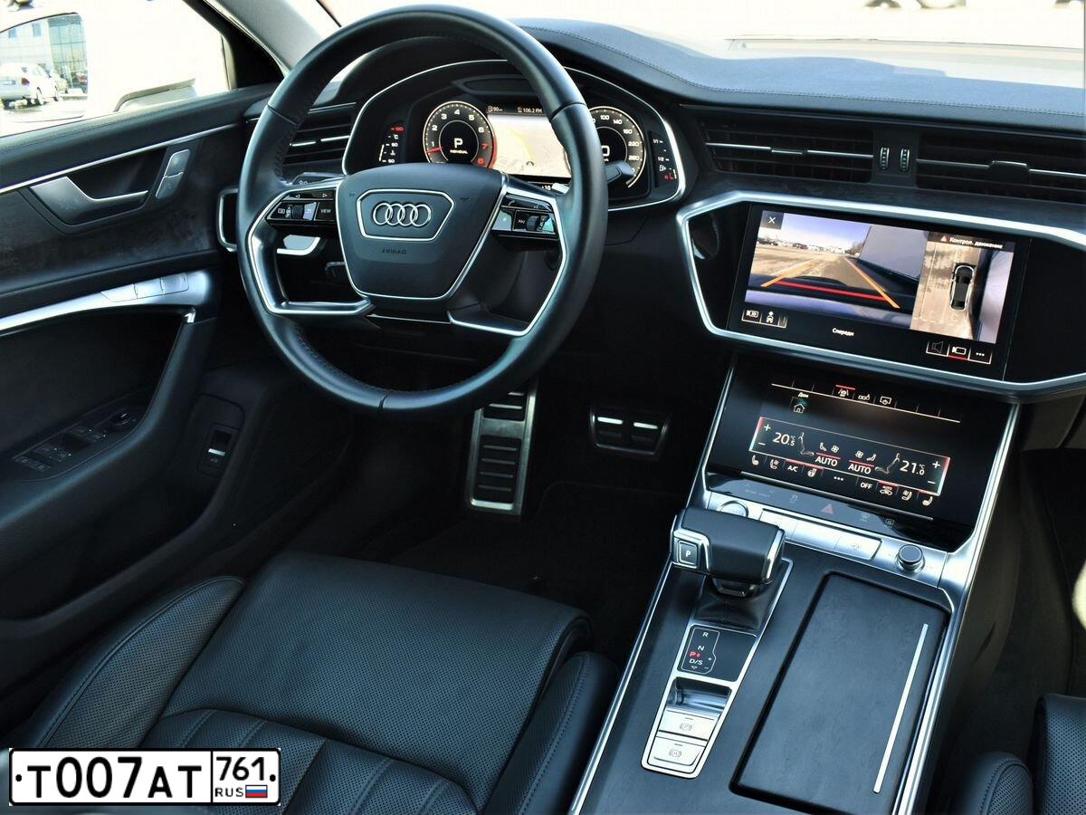 Фото автомобиля AUDI A6, 2018 — госномер Т007АТ761. Цвет: Белый